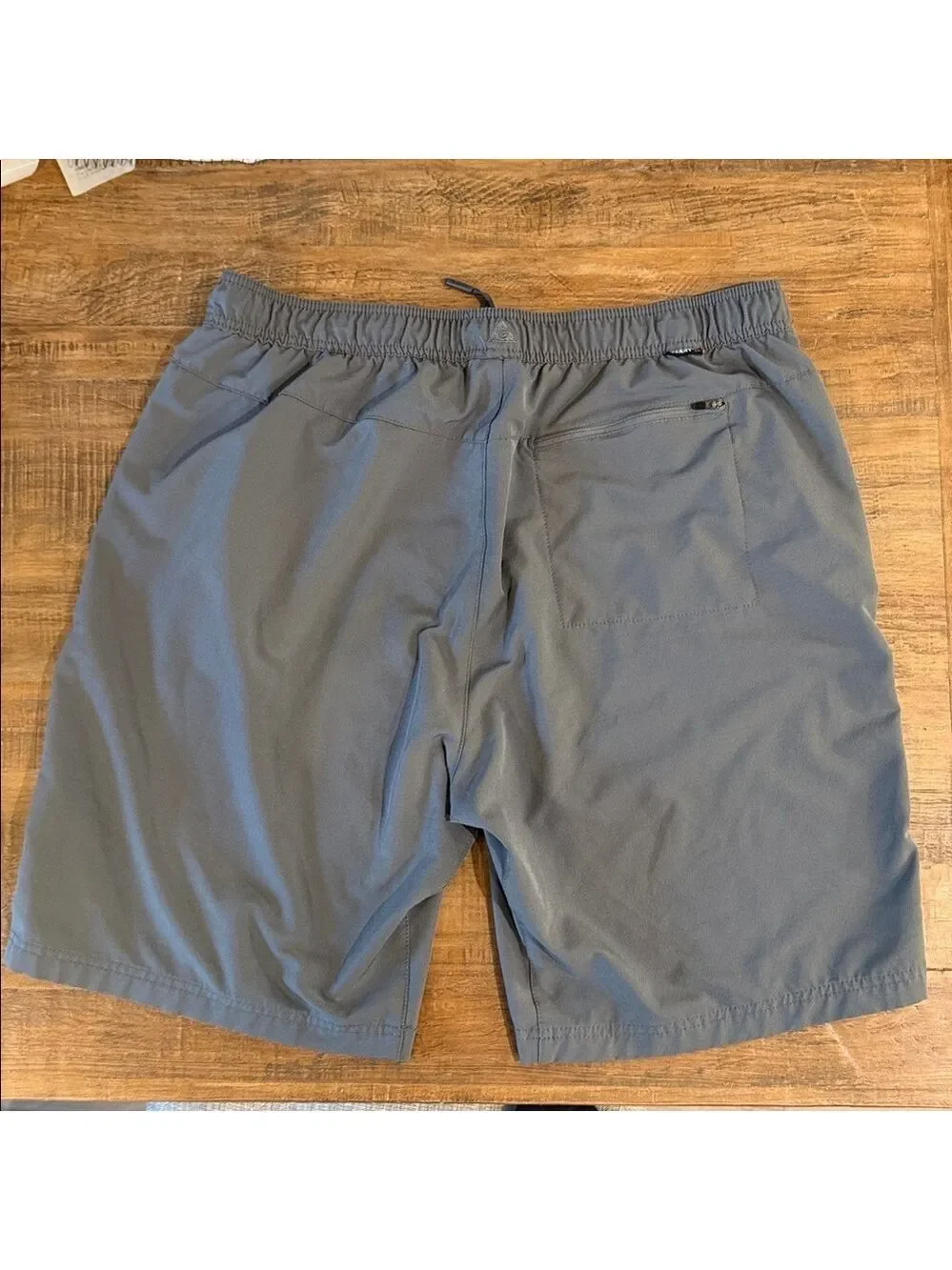 Gerry Men's Gray 4-Way Stretch, Elastic Waistband Lightweight Trail Short Sz XXL